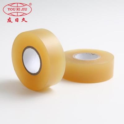 Cinta de PVC transparente sin residuos para sellar cajas de latas