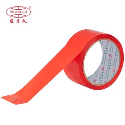 Cinta de embalaje BOPP de color para sellado de cartón de silicona adhesiva impermeable nueva de alta calidad
